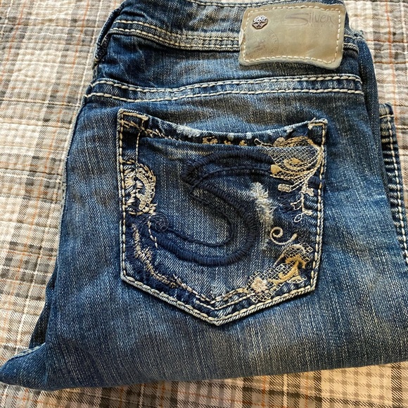 Silver straight leg jeans - Picture 1 of 7